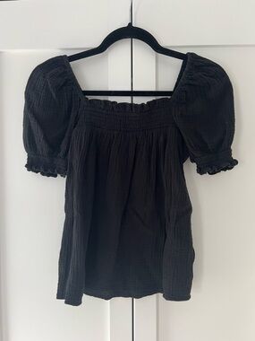 Jcrew Puff Sleeve Top